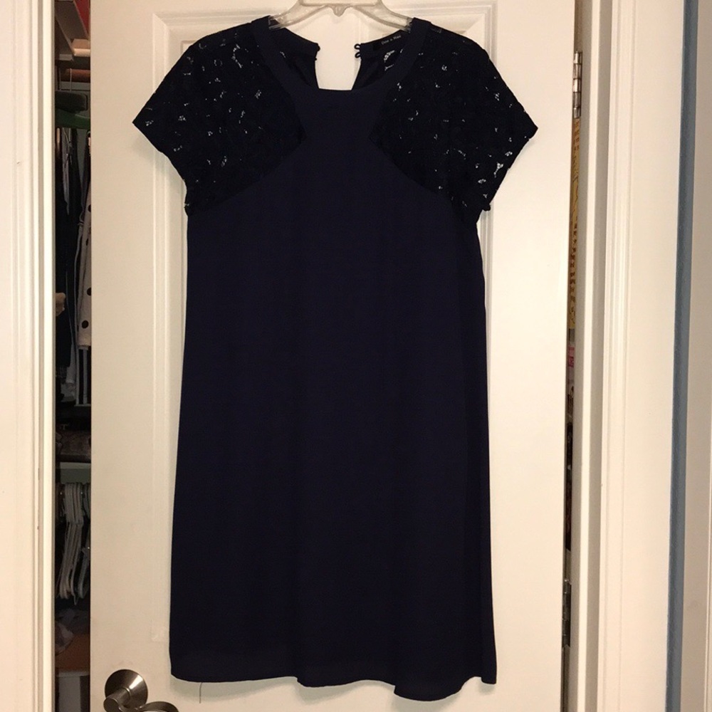 Navy blue Francesca’s shift dress